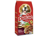 Sausas visavertis pašaras šunims DARLING, su mėsa ir daržovėmis, 10 kg