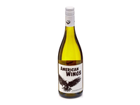 Pusiau sausas baltas vynas AMERICAN WINGS CHARDONNAY (13,5%), 0,75 l