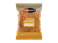 Šaldytos saldžiosios bulvytės FARM FRITES, su odele, 9 mm, 2 kg