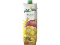 NATURALIS Persikų, mangų sulčių gėrimas su minkštimu 1 l