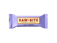 Ekologiškas batonėlis su vanile ir uogomis RAW BITE, 50 g