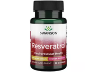 SWANSON maisto papildas RESVERATROLIS 250 mg, 30 kaps.