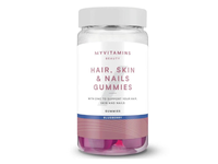 Mėlynių skonio vitaminų guminukai plaukams, odai ir nagams MYVITAMINS, 60vnt.