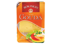 Sūris ROKIŠKIO GOUDA riekutėmis, 150 g