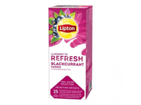 Juodoji arbata LIPTON, su juodaisiais serbentais, 25 vnt. x 1,6 g.
