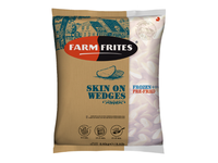 Šaldytos bulvių skiltelės FARM FRITES, su odele, 2,5 kg