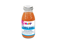 Morkų ir ryžių nuoviras HIPP ORS (nuo 4 mėn.), 200 ml