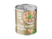Konservuotos sviestinės pupelės WELL DONE, 400 g