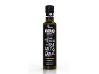 Alyvuogių aliejus KARPEA, BBQ, extra virgin, su rūkyta jūros druska, česnaku 250 ml