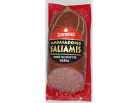 Karštai rūkyta AMBASADORIŲ SALIAMIS dešra, ~500 g