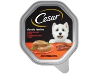 Šlapias ėdalas šunims CESAR, su jautiena ir kepenimis, indelyje, 150g