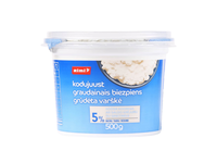 Grūdėta varškė su grietinėle 5% RIMI, 500G