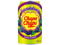 Gazuotas gėrimas CHUPA CHUPS GRAPE, 0,345 l