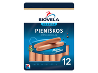 Virtos pieniškos BIOVELA dešrelės, a. r., 520 g 