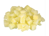 Šaldyti obuoliai, kubeliais, 2,5 kg