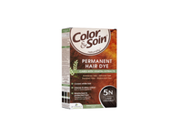 Ilgalaikiai plaukų dažai COLOR & SOIN, šviesi kaštoninė (5N), 135 ml