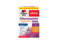 DOPPELHERZ GLUCOSAMIN 1000 + CURCUMA, 40 kapsulių