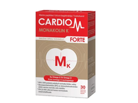 CardioM Monakolin K Forte (omega-3, monakolinas) Širdžiai, 30 kapsulių