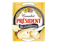 Lydytas sūris PRESIDENT, Camembert Spreadable, 120 g