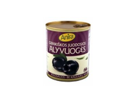 Alyvuogės ANIRA, graikiškos, juodosios, be kauliukų, L dydis, 820 g/380 g