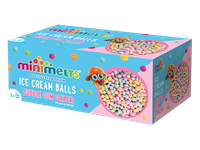 Ledų rutuliukai MINI MELTS, kramtomosios gumos skon., 100 g
