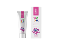 Dantų pasta WOOM JUNIOR BUBBLE GUM, 50 ml