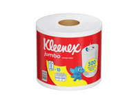 Popieriniai rankšluosčiai KLEENEX JUMBO, 2 sluoksnių, 1 vnt.