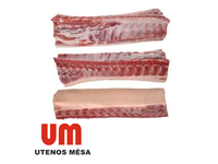 Kiaulienos nugarinė su kaulu, SU ODA, laisva fasuotė, 5 kg, UTENOS MĖSA