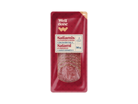 Saliamio griežinėliai su česnakais WELL DONE, 50 g