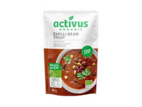 Ekologiška aštri veganiška pupelių sriuba ACTIVUS, plast. maišelyje, 400g, LT-EKO-001