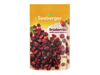 Džiovintos spanguolės SEEBERGER, 125 g