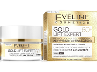 Veido kremas Eveline Gold Lift Expert 60+, 50 ml, 60+
