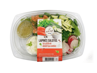 Lapinės salotos su lašiša ir grūdėta varške, 330 g