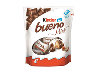 Šokoladu padengti vafliniai saldainiai KINDER BUENO MINI, 108 g