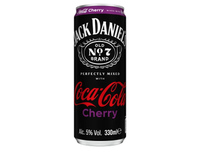 Alkoholinis kokteilis JACK DANIEL'S & COCA-COLA CHERRY 0,33L 5%