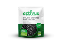 Ekologiškos juodosios pupelės be skysčio ACTIVUS, plast. maišelyje, 150g LT-EKO-001