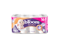 Tualetinis popierius BLOOM COMFORT SOFT ORANGE, 3 sluoksnių, 16 vnt.