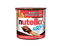 Šiaudeliai su tepamuoju kremu NUTELLA&GO, 52 g