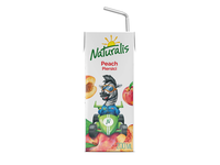 Persikų nektar. su minkštimu NATURALIS, 0,2 l