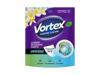 Skalbimo lapeliai VORTEX Laundry Detergent Sheets Universal, 20 vnt.