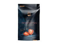 Liofilizuotos braškės pieniniame šokolade WELL DONE PREMIUM, 80 g