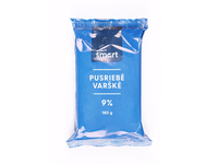 Pusriebė varškė RIMI SMART, 9 %, 180 g