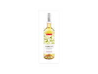 Nealkoholinis baltasis pusiau saldus vaisių vynas VORUTA, 750 ml