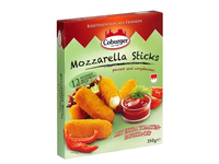 Kepamos Mozzarella lazdelės su pomidorų ir paprikų padažu, 10x300 g