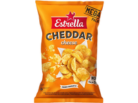 Čederio sūrio skonio bulvių traškučiai ESTRELLA, 250g