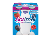 Ferm. jogurto gėrimas ACTIMEL, uogų sk., 1,5 % rieb., 4x100g, 400 g