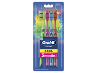 Dantų šepetėlis ORAL-B Colors, Medium, 4 vnt.