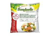 Šaldytas daržovių mišinys BON MINUTE Mokykla, 2,5 kg