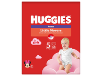 Sauskel.-kelnait.HUGGIES GIRL(5)12-17kg,68vnt