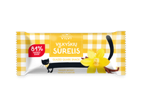 Glaistytas VILKYŠKIŲ vanilės sk. varškės sūrelis, 24 % rieb., 40 g